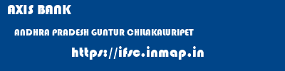AXIS BANK  ANDHRA PRADESH GUNTUR CHILAKALURIPET   ifsc code